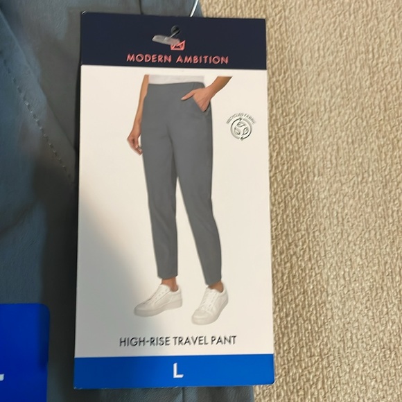 Modern Ambition (Costco) high rise travel pant. Sage green, size L. - Picture 5 of 5